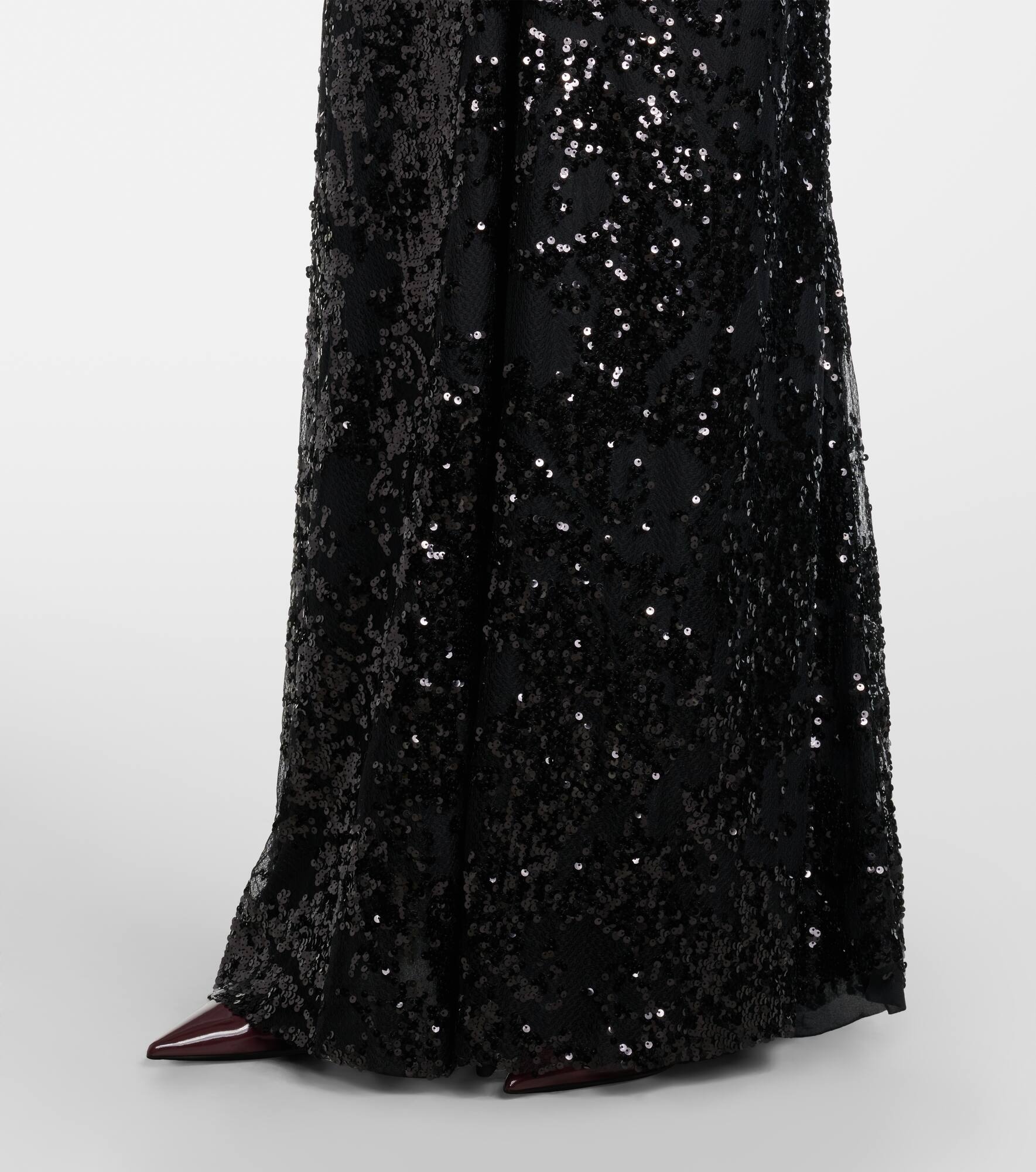 Sequined gathered gown - 6
