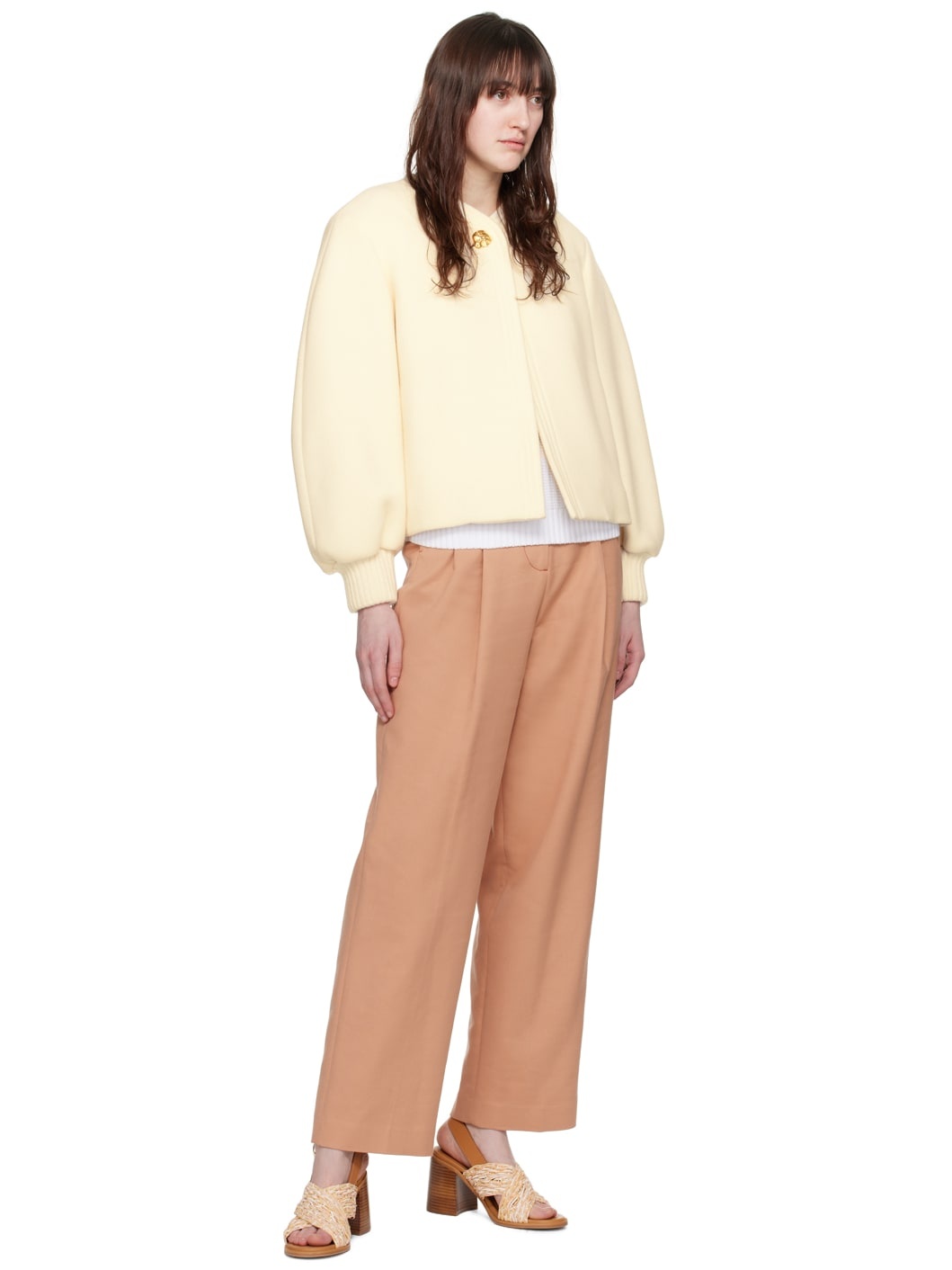 Beige Jaicey Heeled Sandals - 5