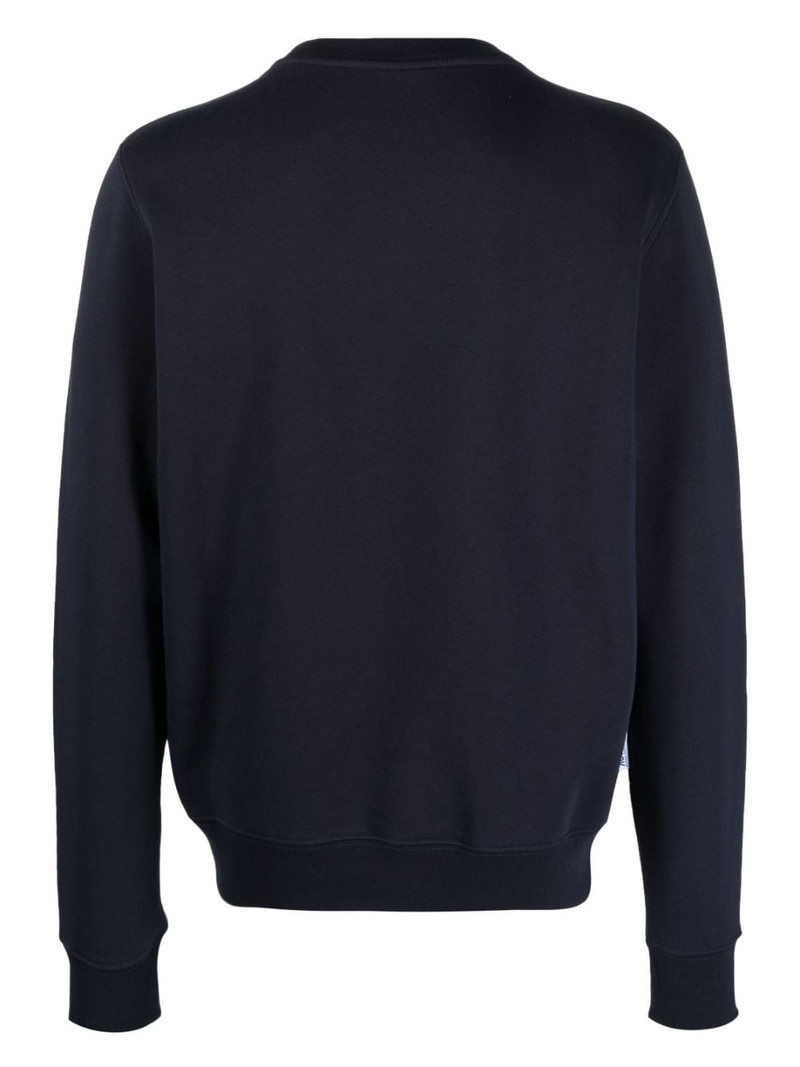 AUTRY embroidered-logo cotton jumper outlook