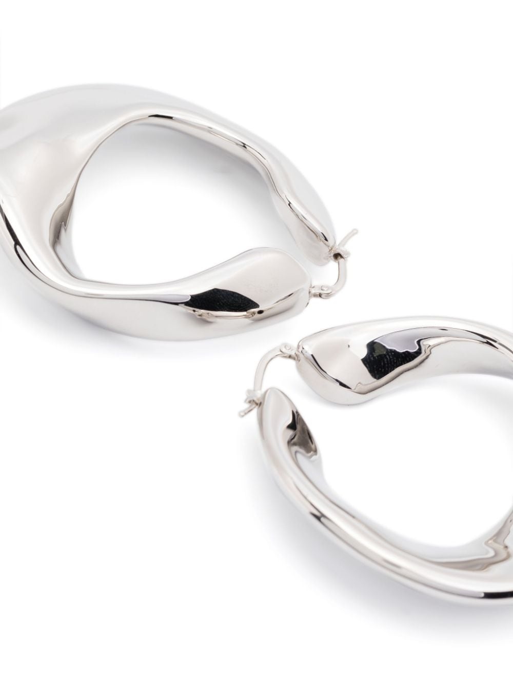 sculpted hoop earrings - 3