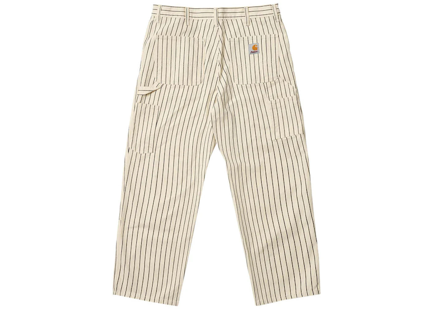 Palace x Carhartt WIP Double Knee Pant Hickory Wax/Black - 2