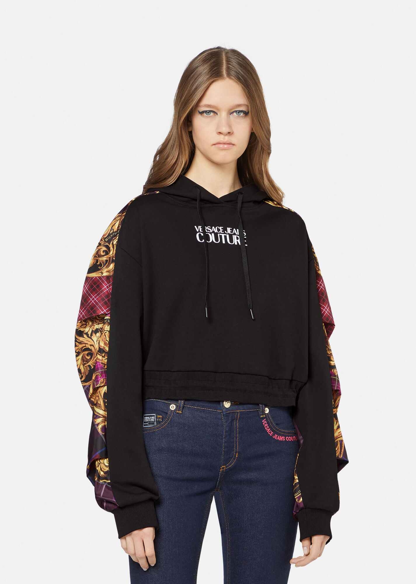 Tartan Baroque Print Hoodie - 2