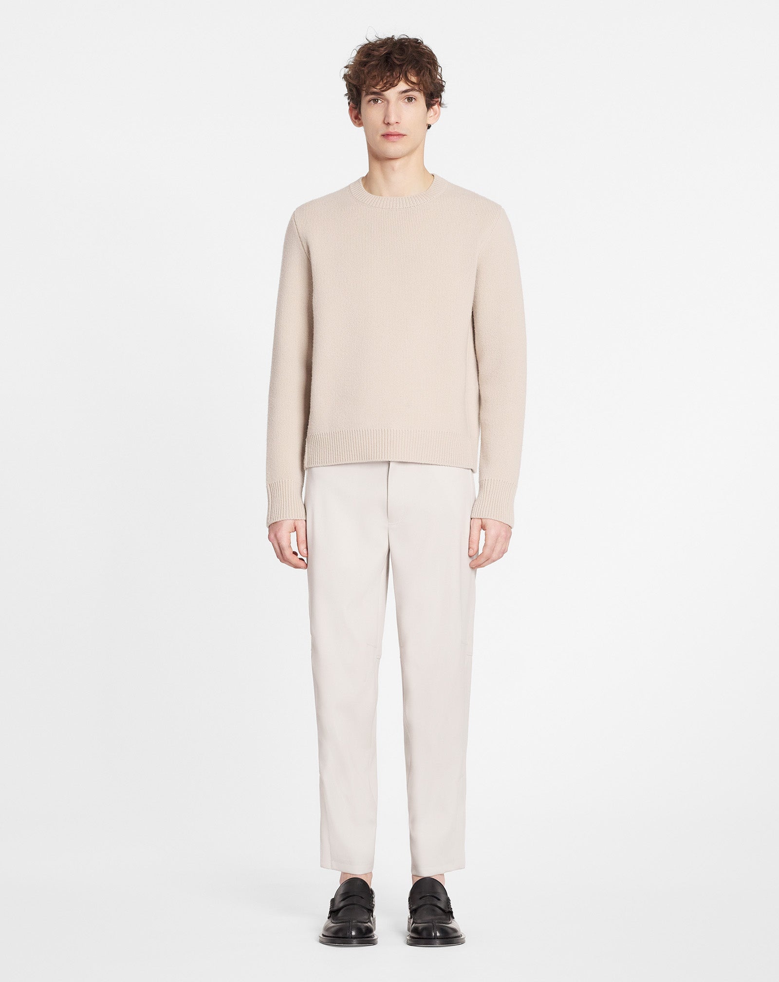WOOL AND CASHMERE CREWNECK SWEATER - 2