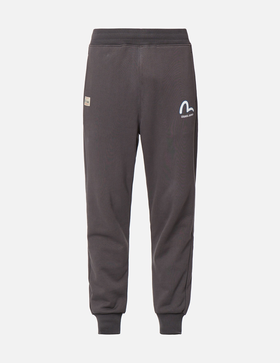 EVISU SQUAD DAICOCK PRINT WITH FORTUNE CAT EMBROIDERY SWEATPANTS - 1