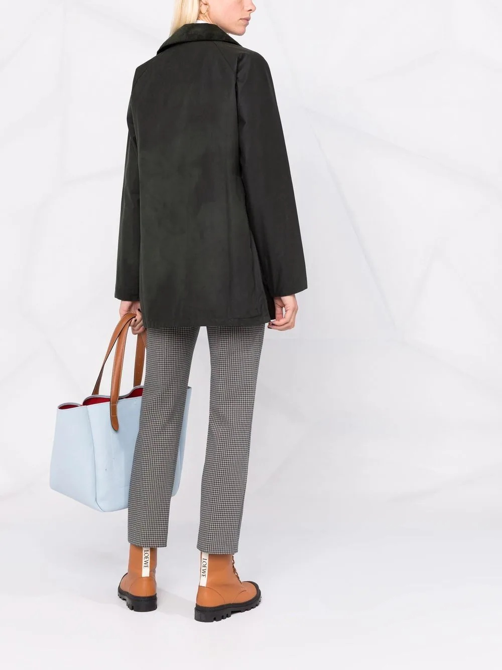 waxed cotton coat - 4