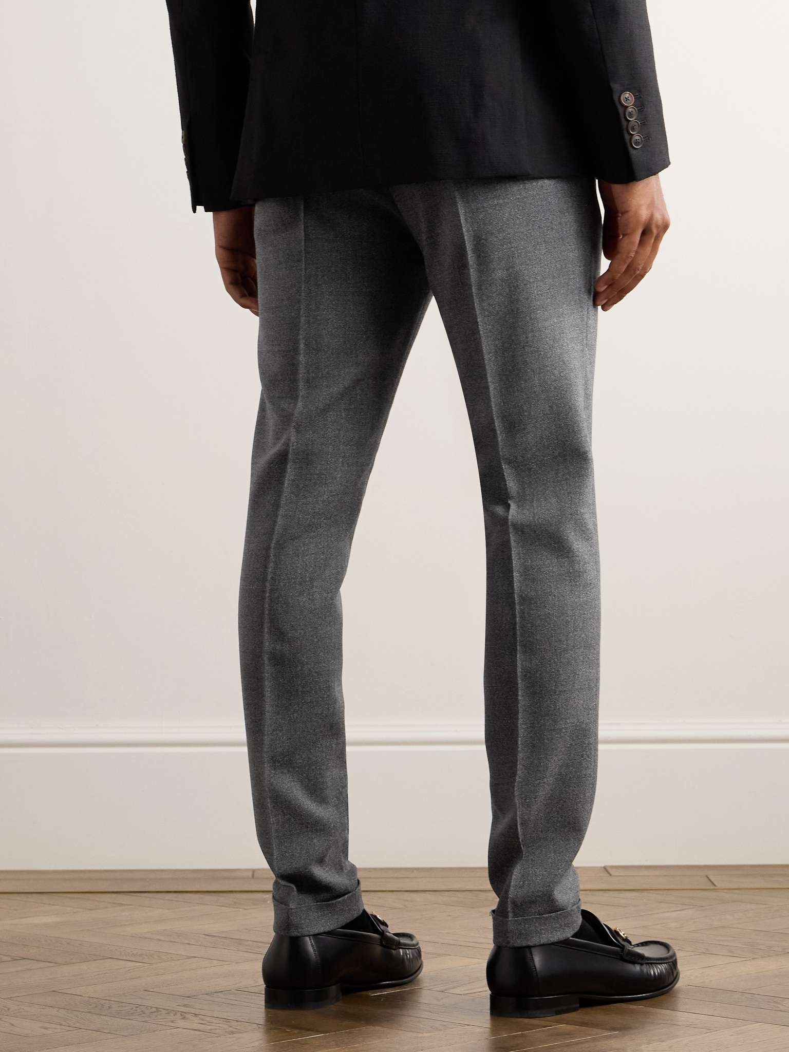 Straight-Leg Wool Trousers - 4