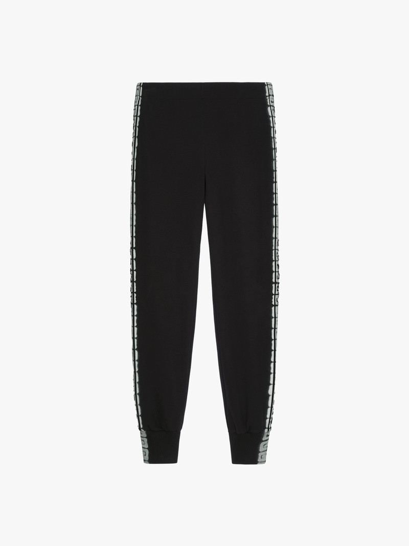 GIVENCHY SLIM FIT JOGGER PANTS WITH TAG EFFECT 4G WEBBING 1