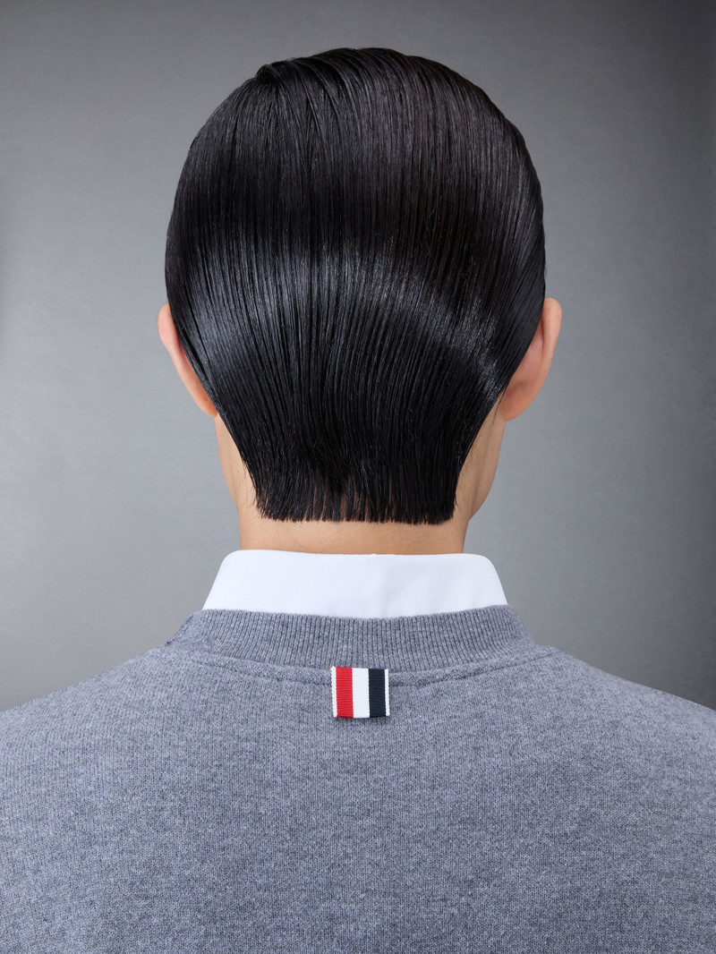 Wool Loopback Oversized 4-Bar Sweatshirt 4