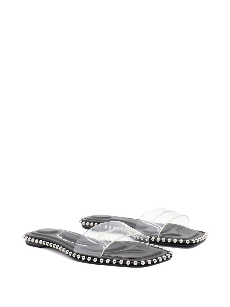 Alexander Wang beaded clear-strap flats outlook