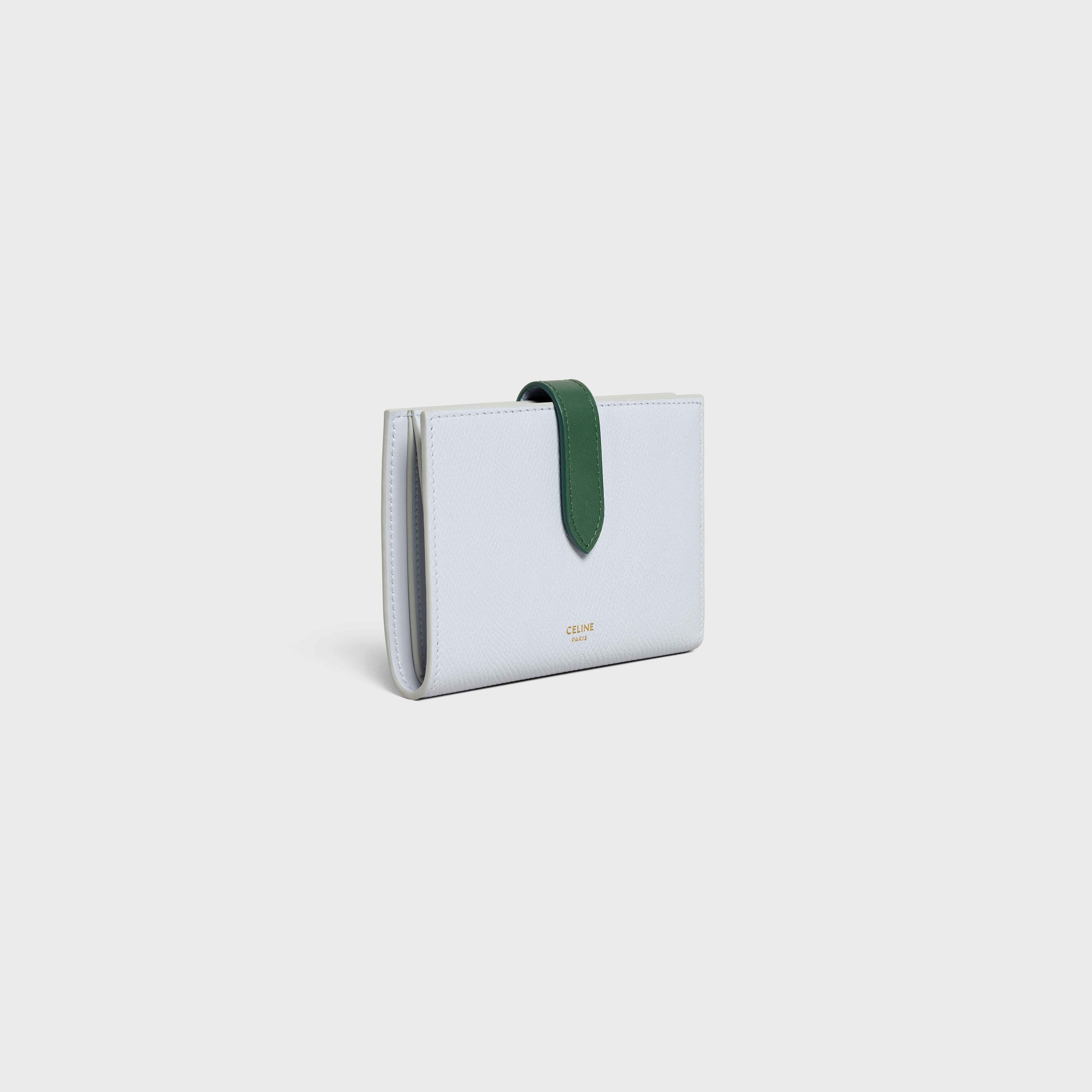 Medium strap wallet in Bicolour Grained Calfskin - 2