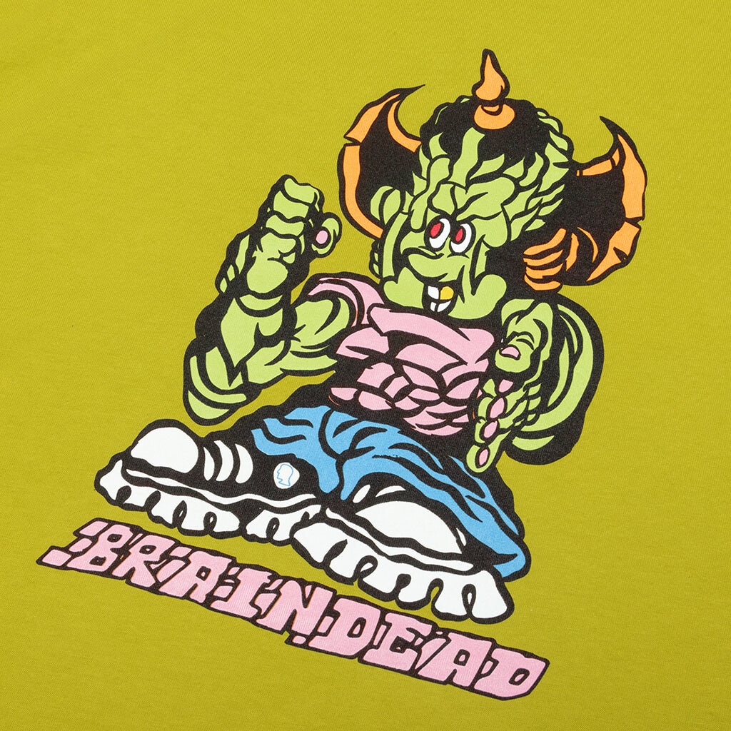 BRAIN DEAD SMALL FRY T-SHIRT - GOLD - 3