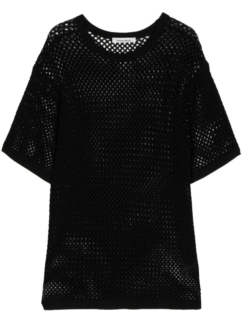 round-neck knit T-shirt 1