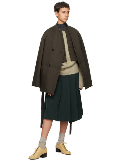 Lemaire Brown Wadded Jacket outlook