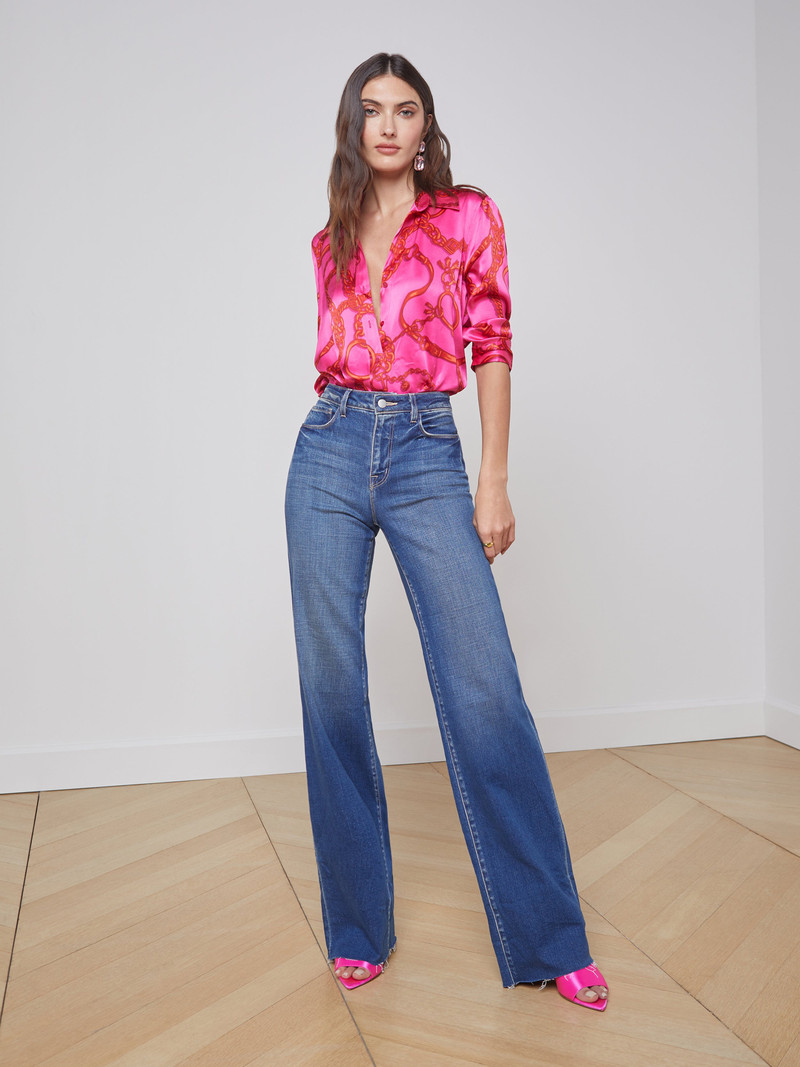 L'AGENCE Scottie Wide-Leg Jean outlook