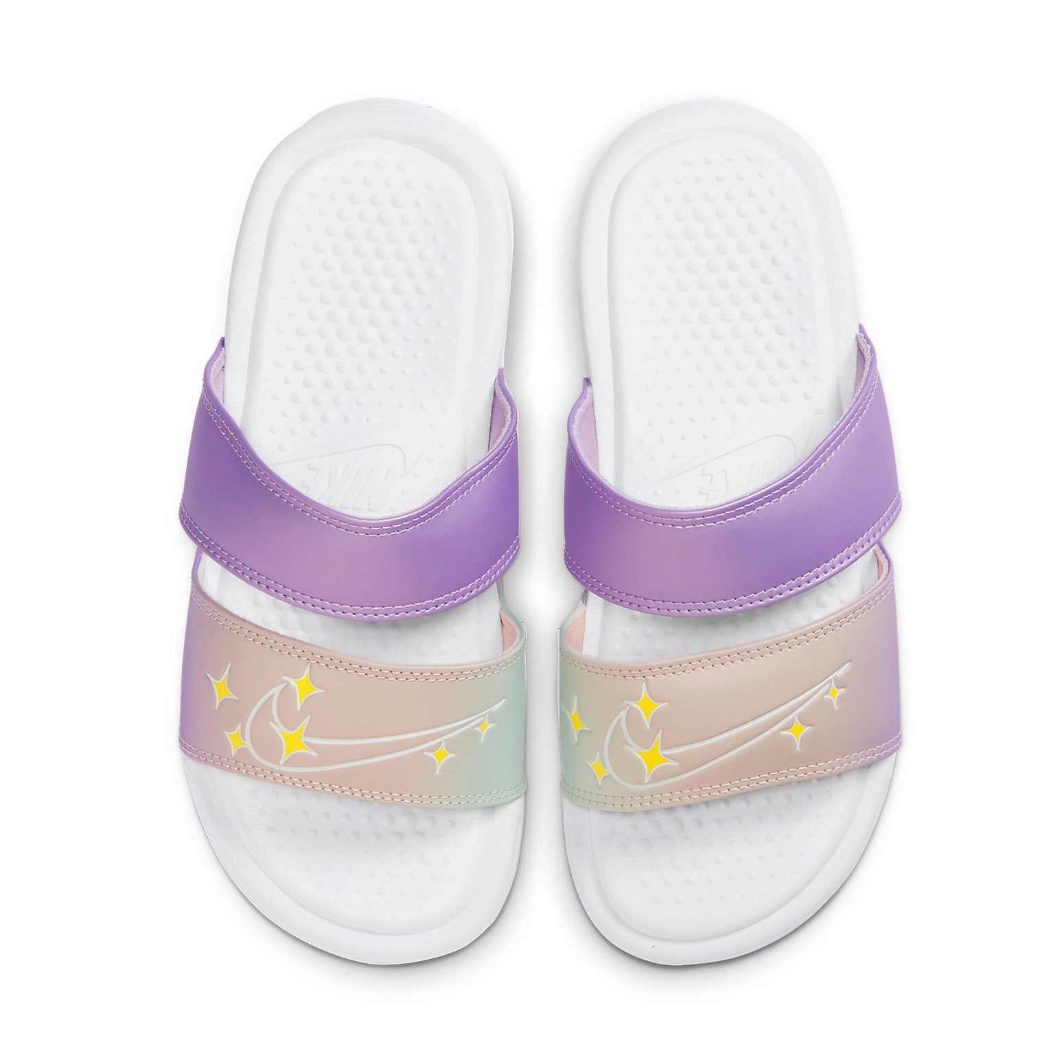 (WMNS) Nike Benassi Duo Ultra Slide 'Purple Star' CW2634-511 - 3