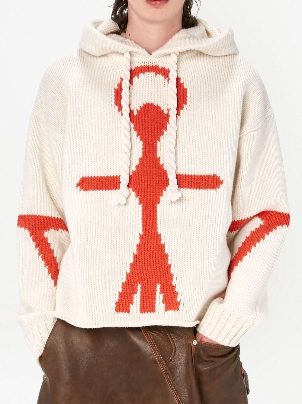 Anchor Logo merino hoodie - 4