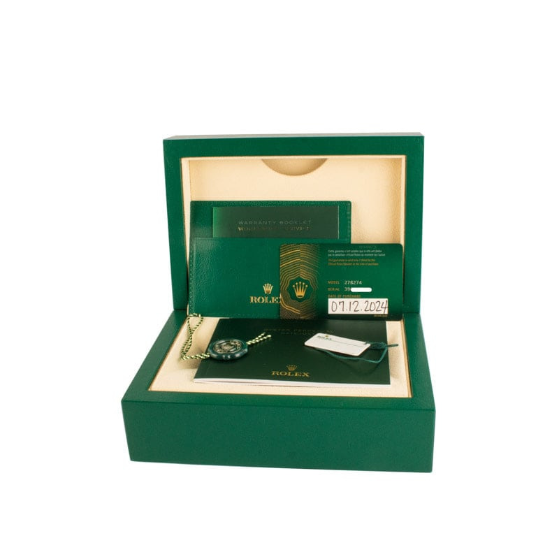 Ladies Rolex Datejust Ref 278274 Mint Green Dial - 4