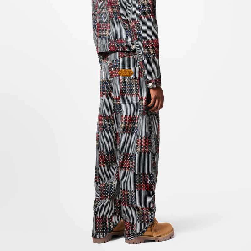 Hickory Damier Denim Workwear Pants 5