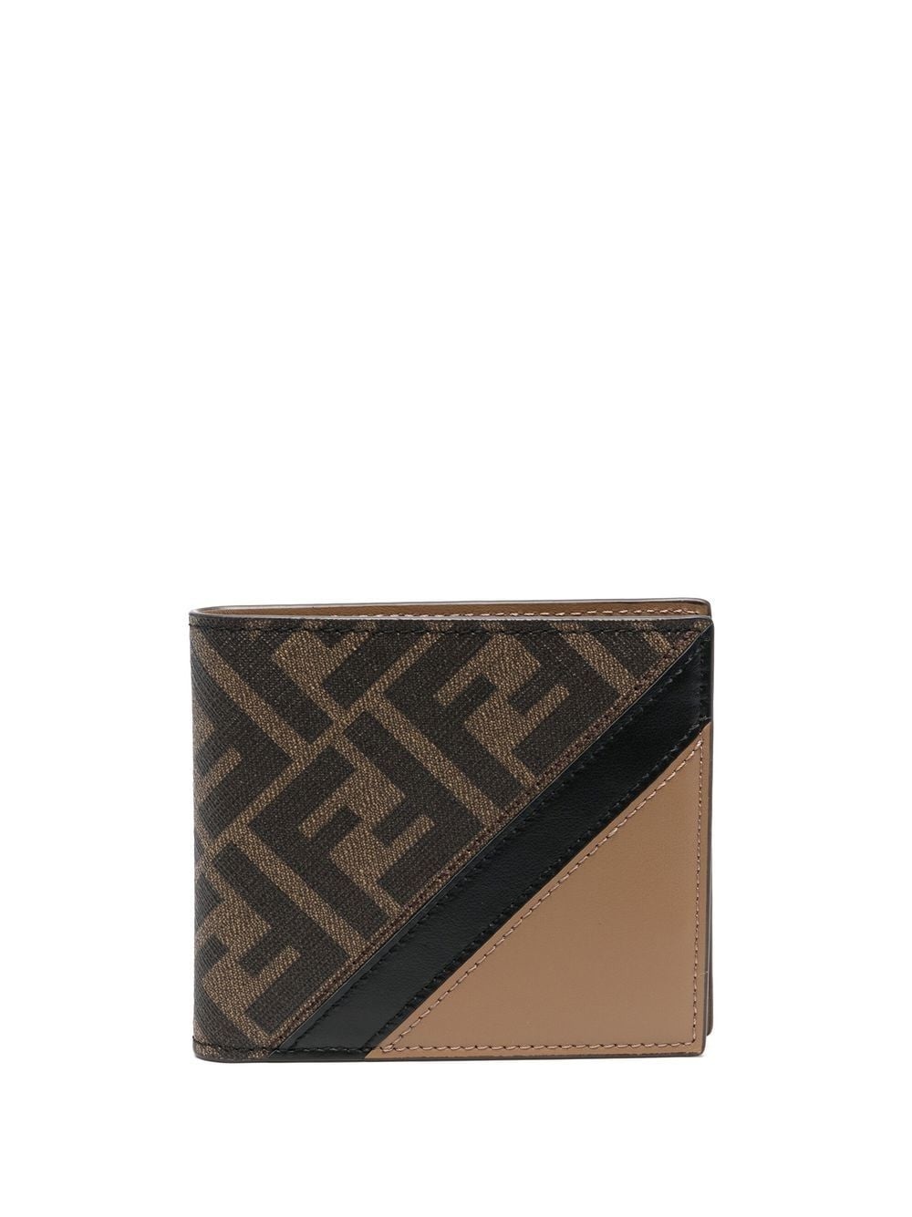 monogram-print bi-fold wallet - 1
