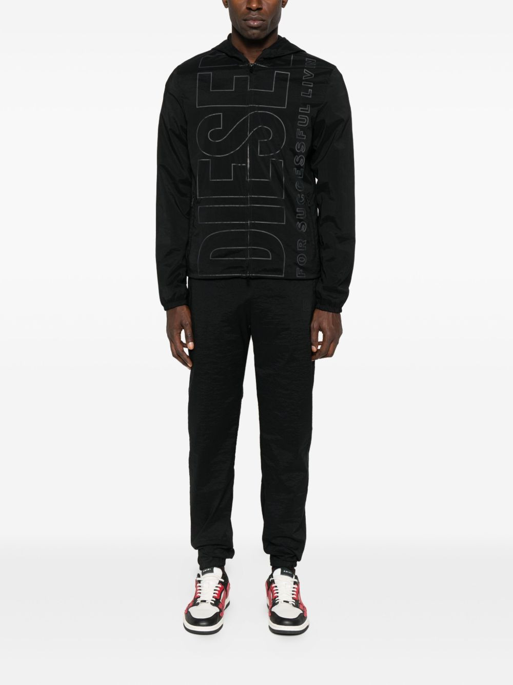 logo-embroidered track pants - 2