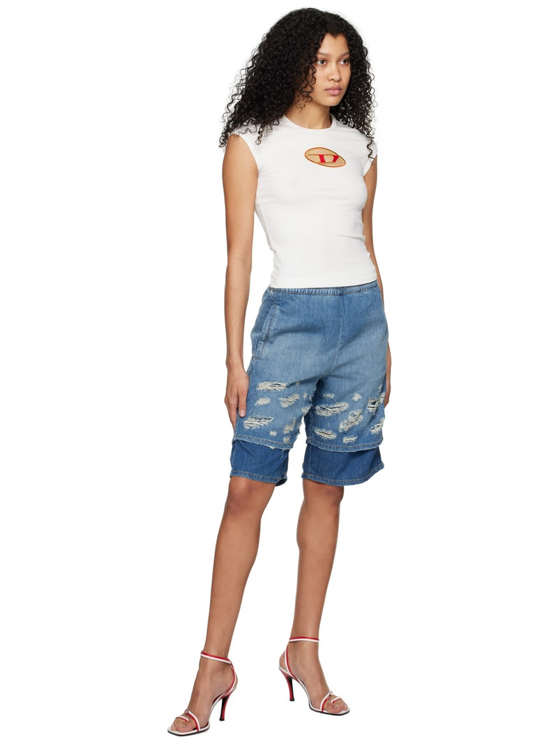 Diesel Blue D-Horty Shorts outlook