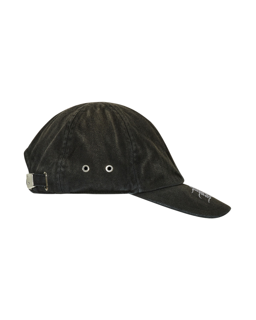 DENIM LOGO BASEBALL HAT - 4