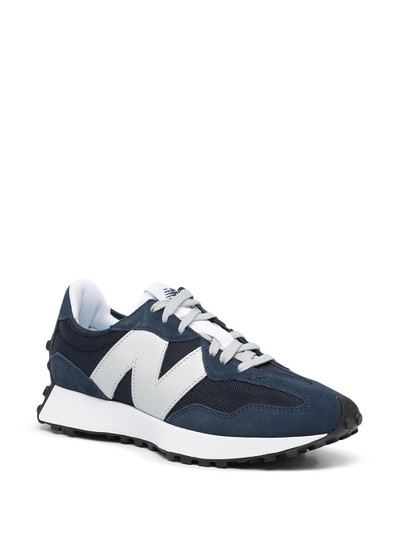 New Balance 327 logo-patch lace-up sneakers outlook