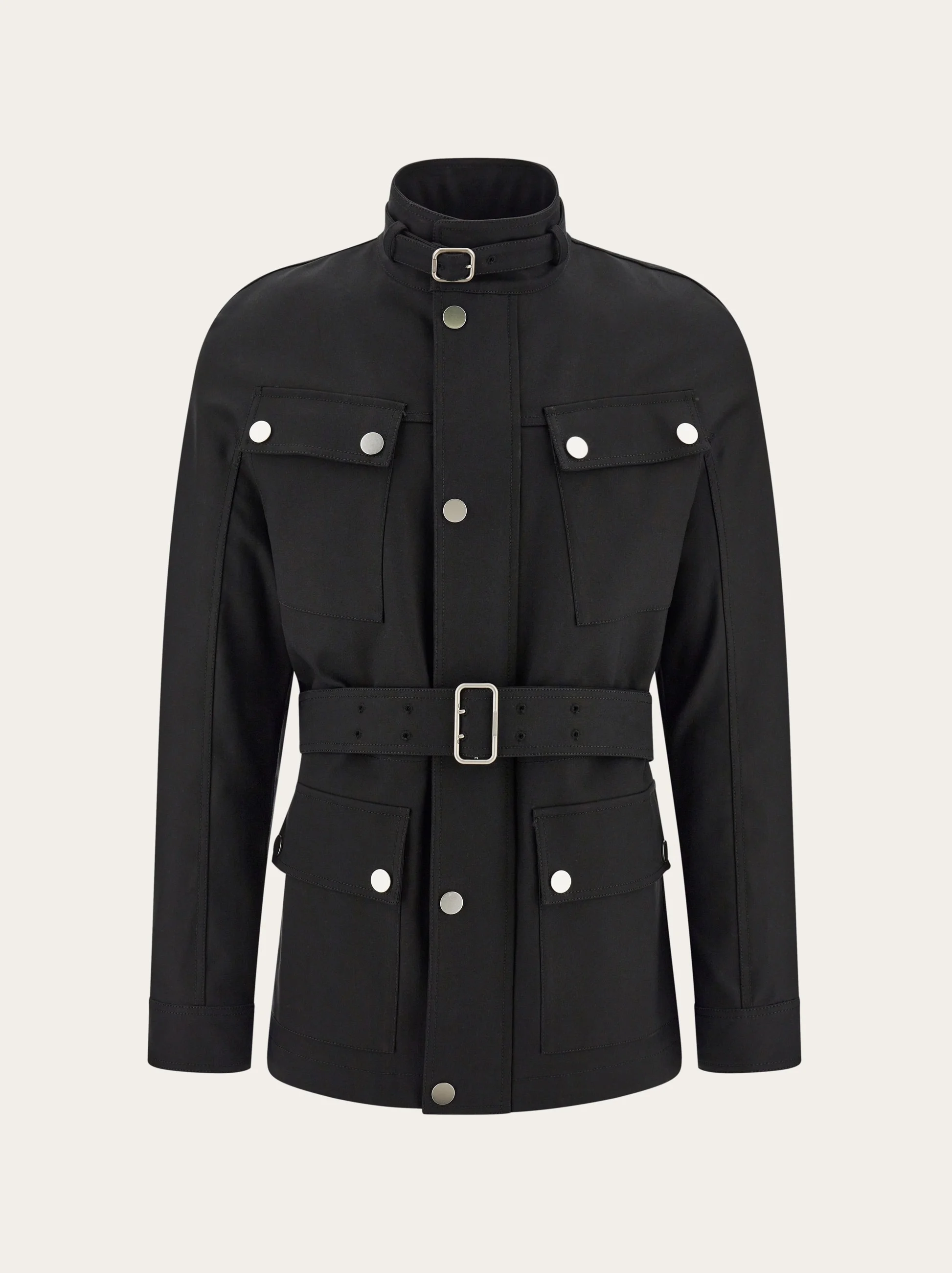 Sahariana with patch pockets - 1