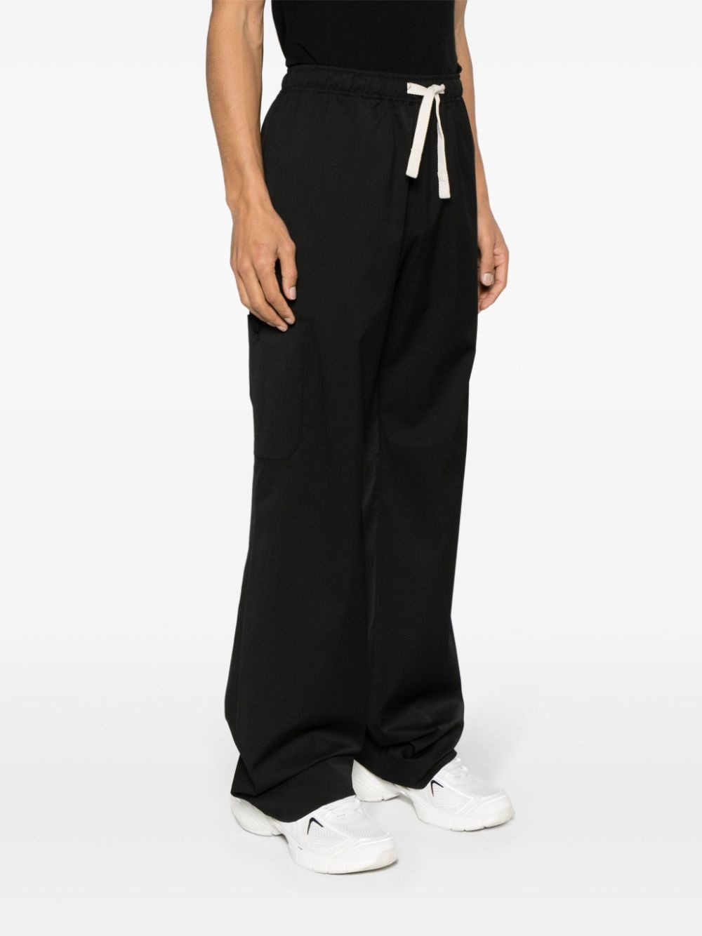 Palm Angels Monogram Loose Pants Black - 3