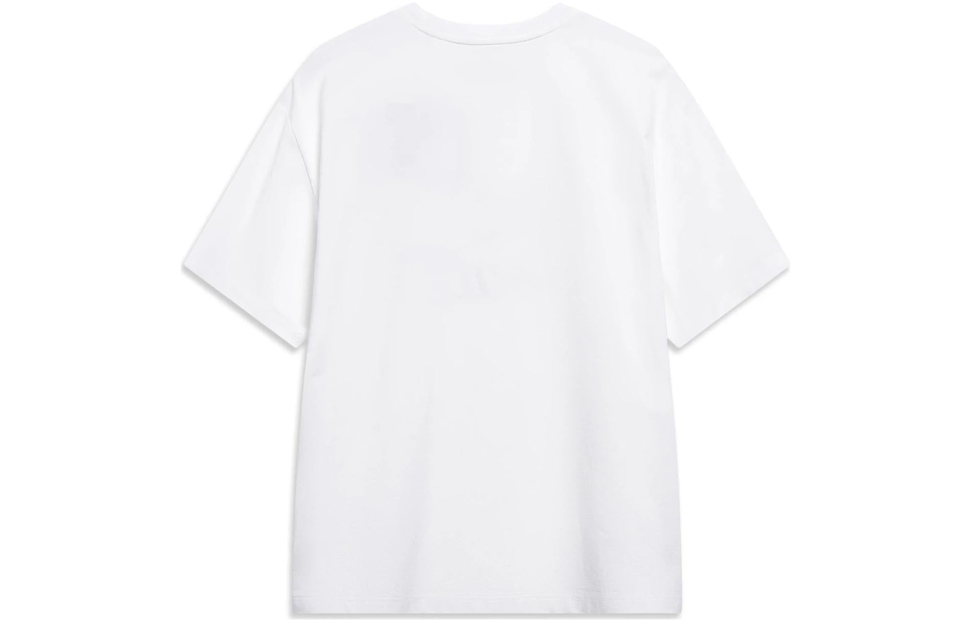 Li-Ning Hoops Graphic T-shirt 'White' AHST567-1 - 2