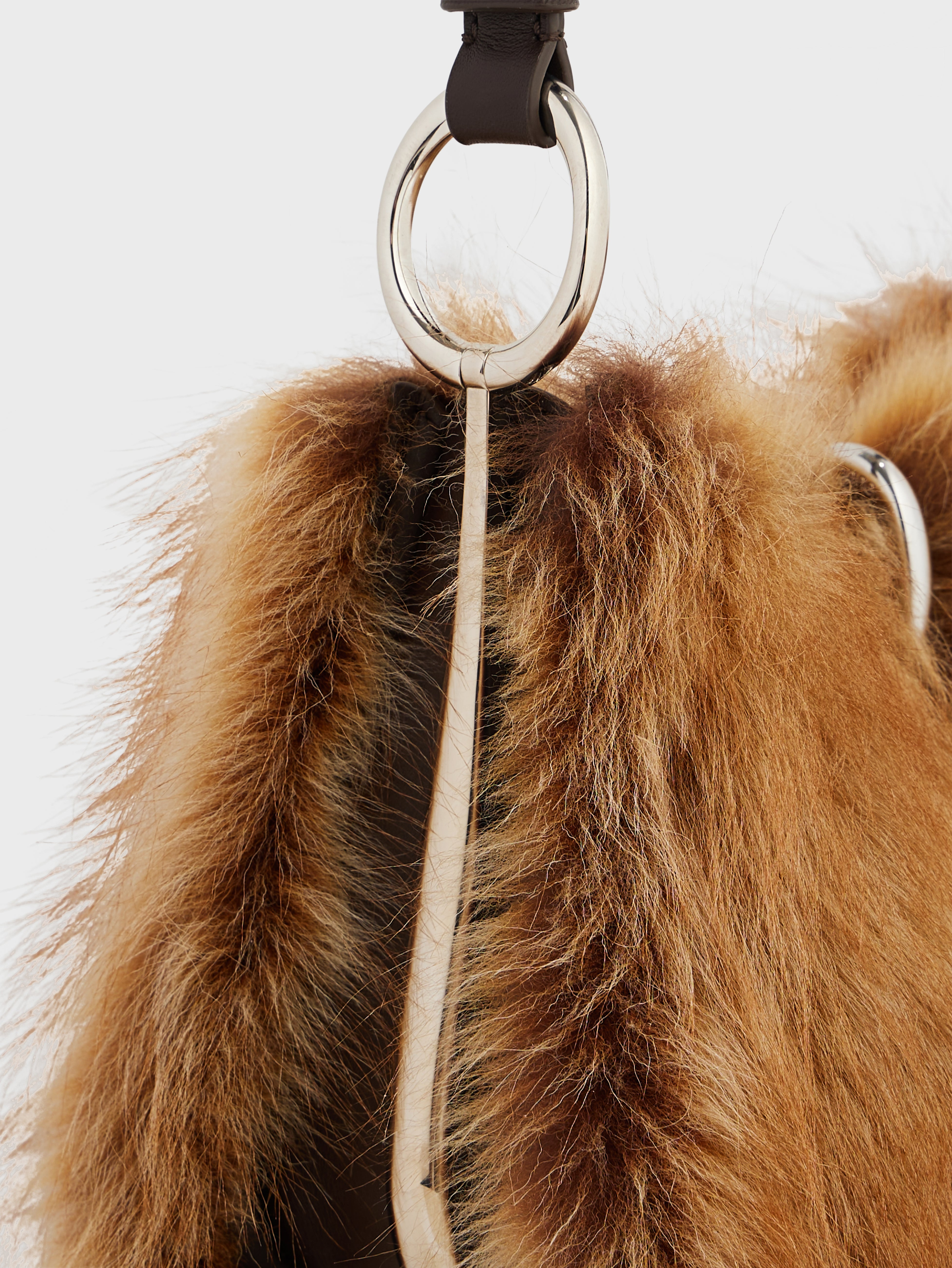 SMALL RING LEATHER BAG - 3