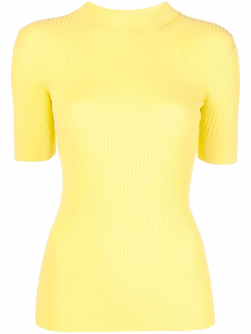 short-sleeve crew neck jumper - 1