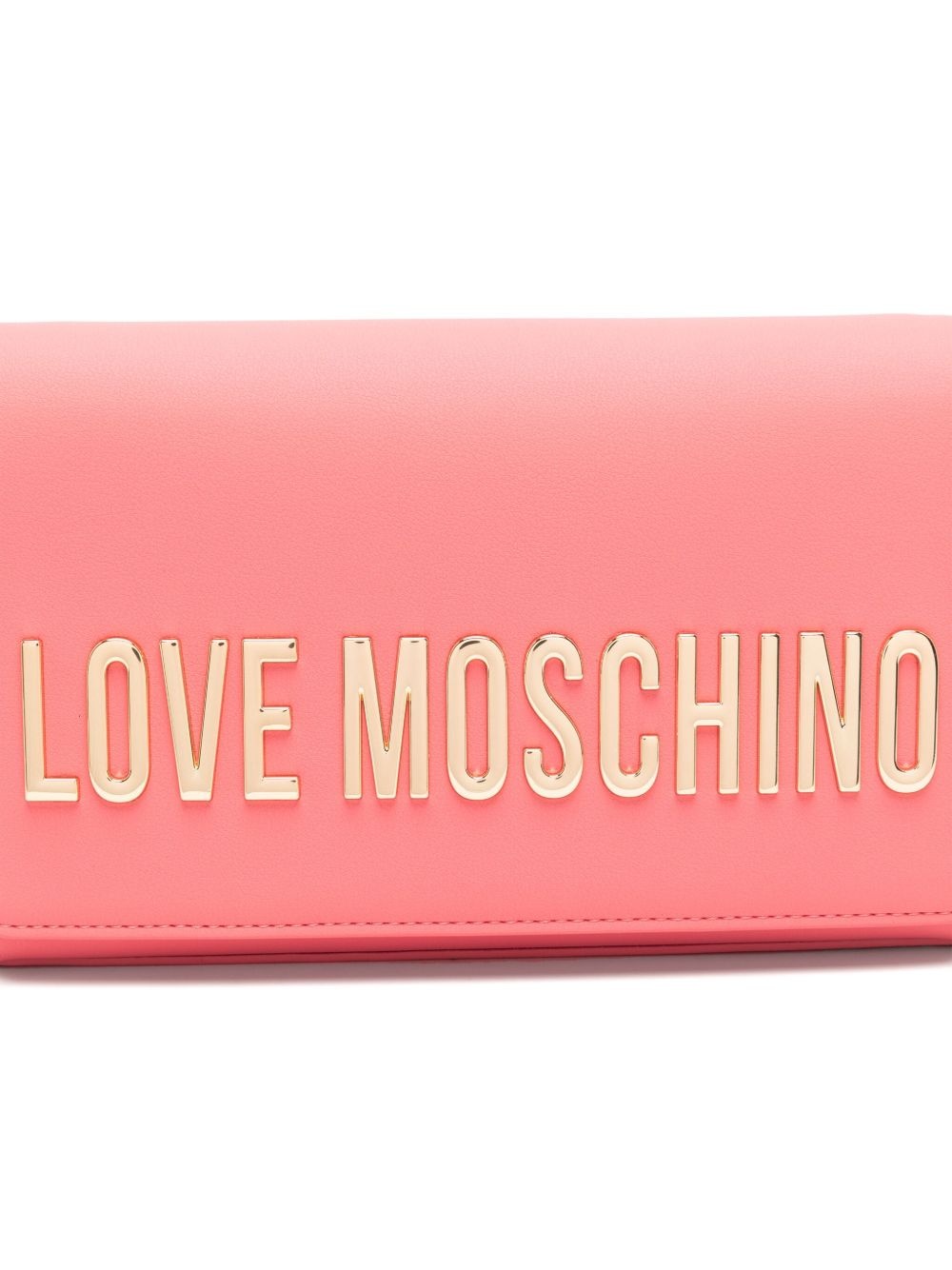 logo-lettering clutch bag - 4