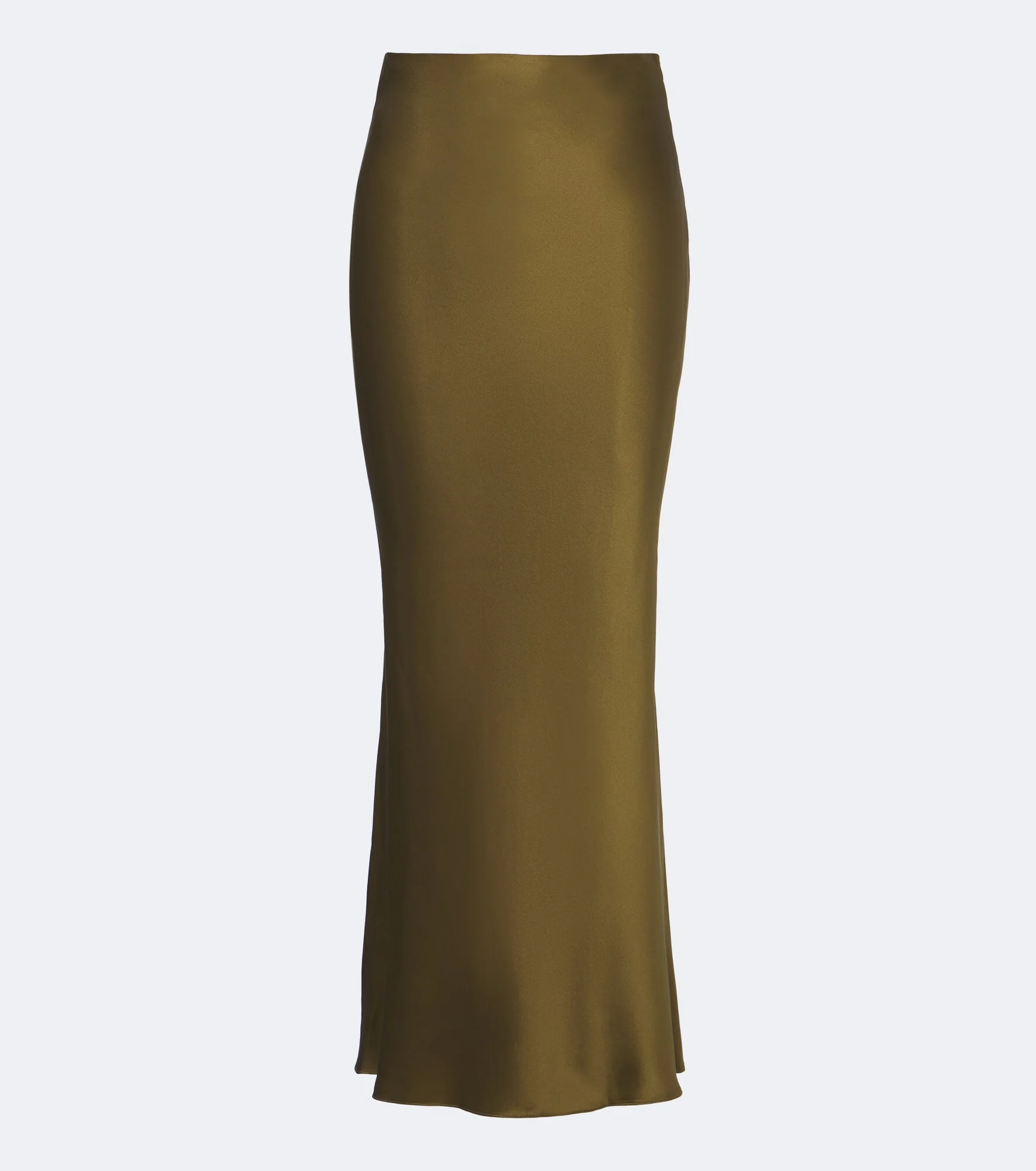 Silk charmeuse maxi skirt - 1