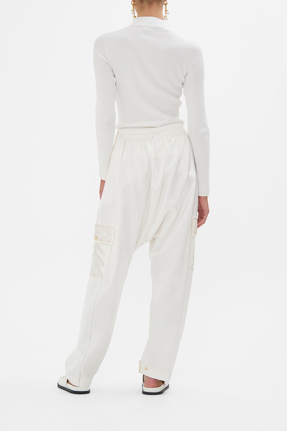 HAREM PANT WITH SIDE SNAPS - 3