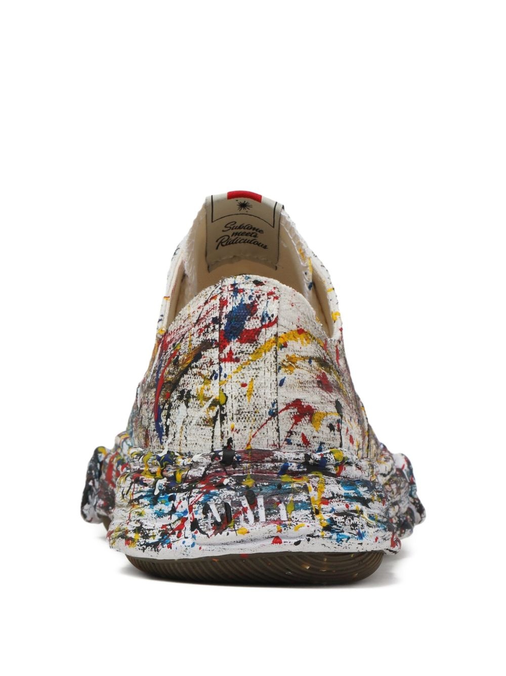 Peterson paint-splattered sneakers - 4