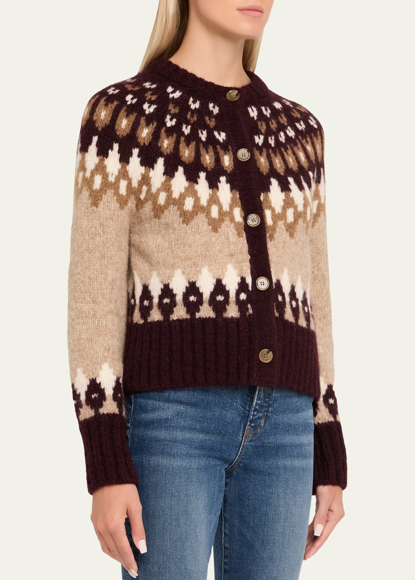 Christina Fairisle Cardigan - 4