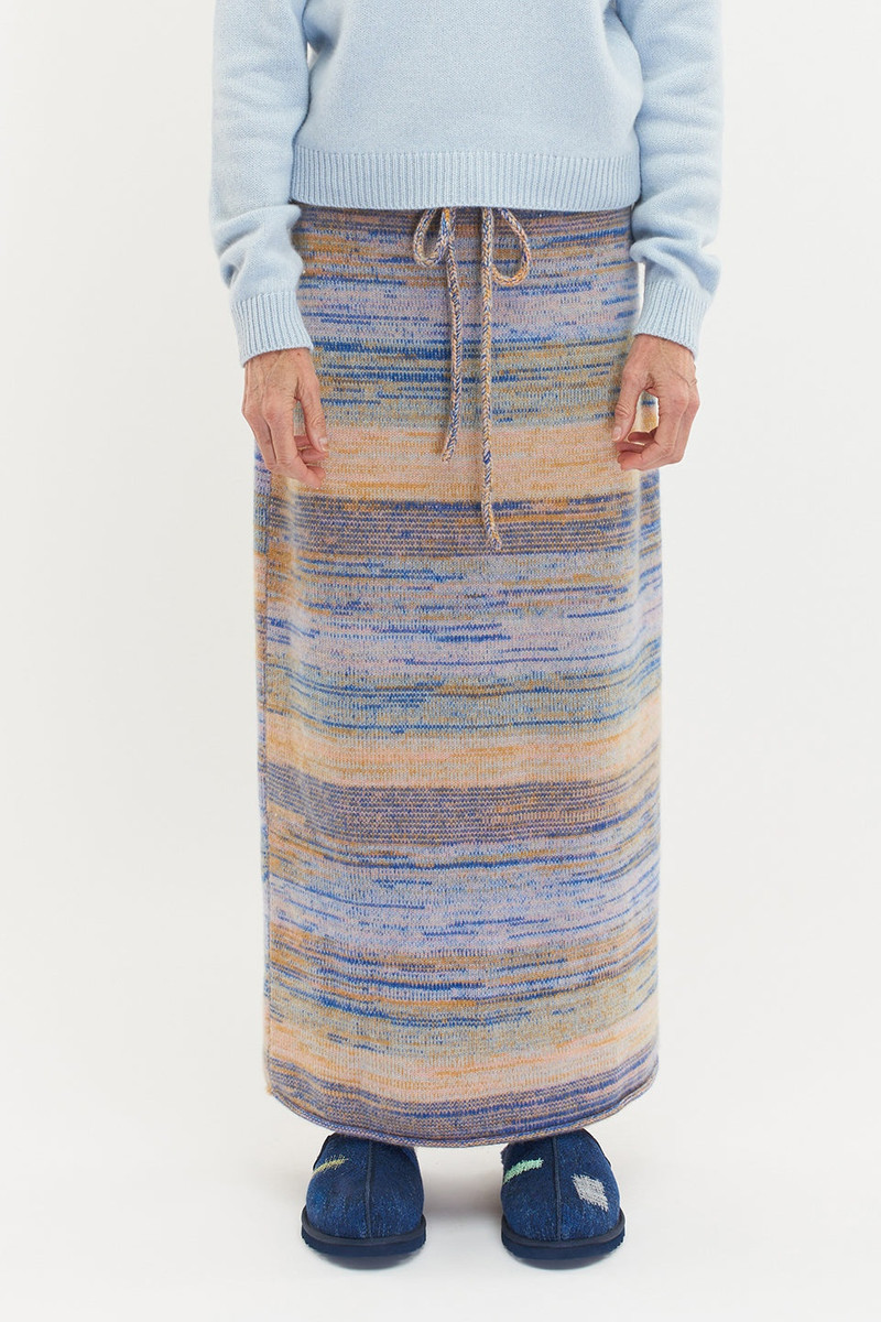 The Elder Statesman COSMIC MAXI SKIRT outlook