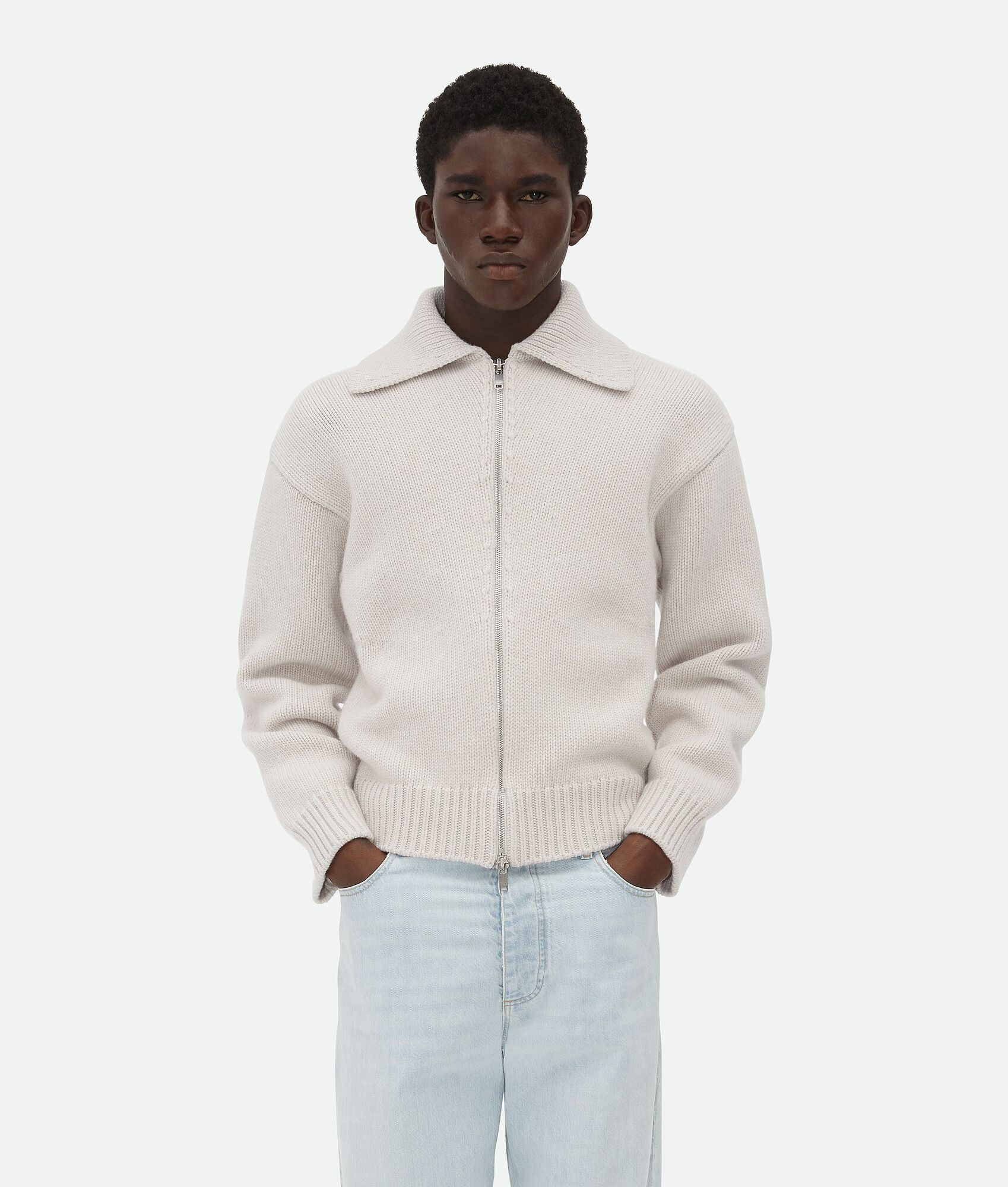 Compact Wool Cardigan - 1
