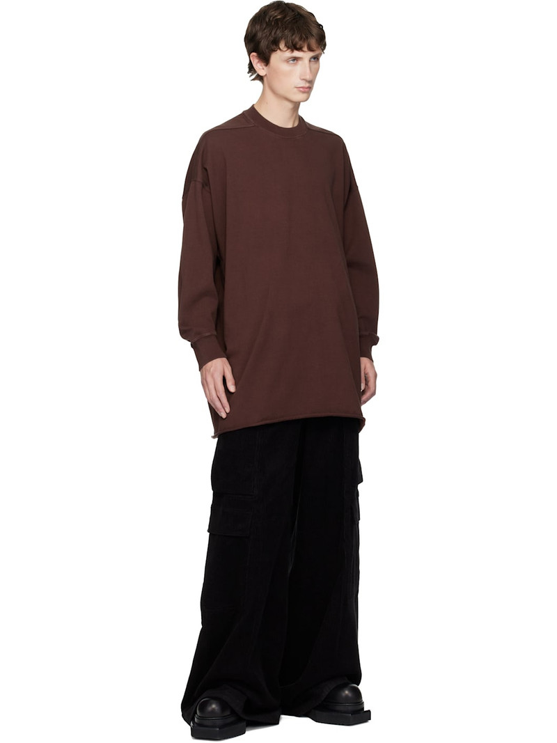 Rick Owens DRKSHDW Burgundy Concordians Tommy LS Sweatshirt outlook