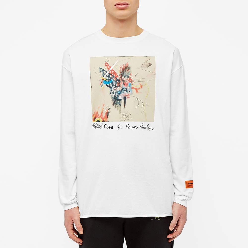 Heron Preston Long Sleeve Robert Nava Print Tee - 3