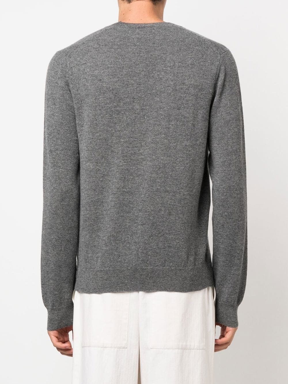 crew-neck long-sleeve jumper - 4