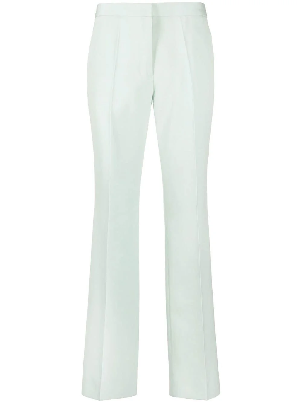 pressed-crease tailored trousers - 1