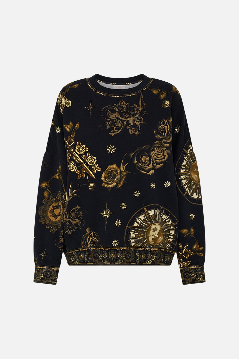 DROPPED SHOULDER SWEAT SHIRT - 1