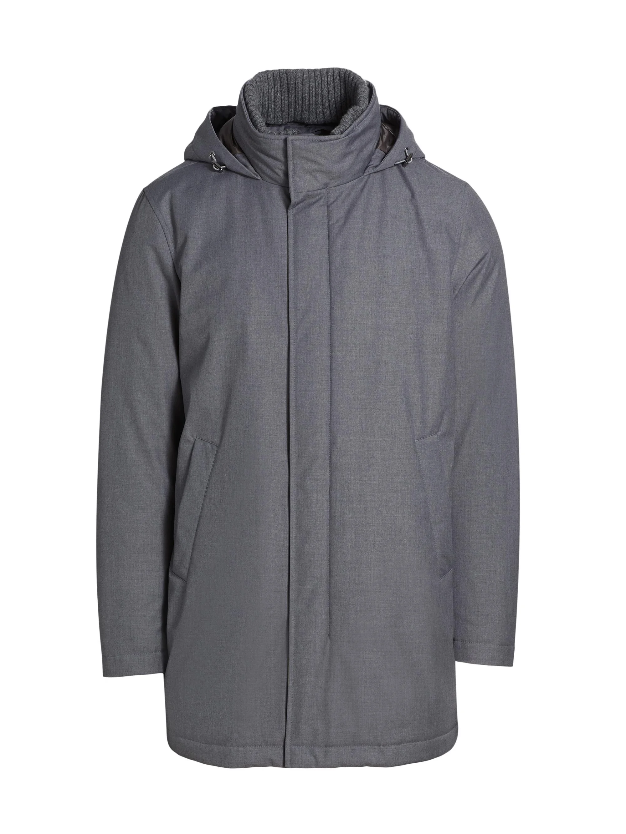 Men's Sub-Zero Down Hooded Parka - Charcoal - 1