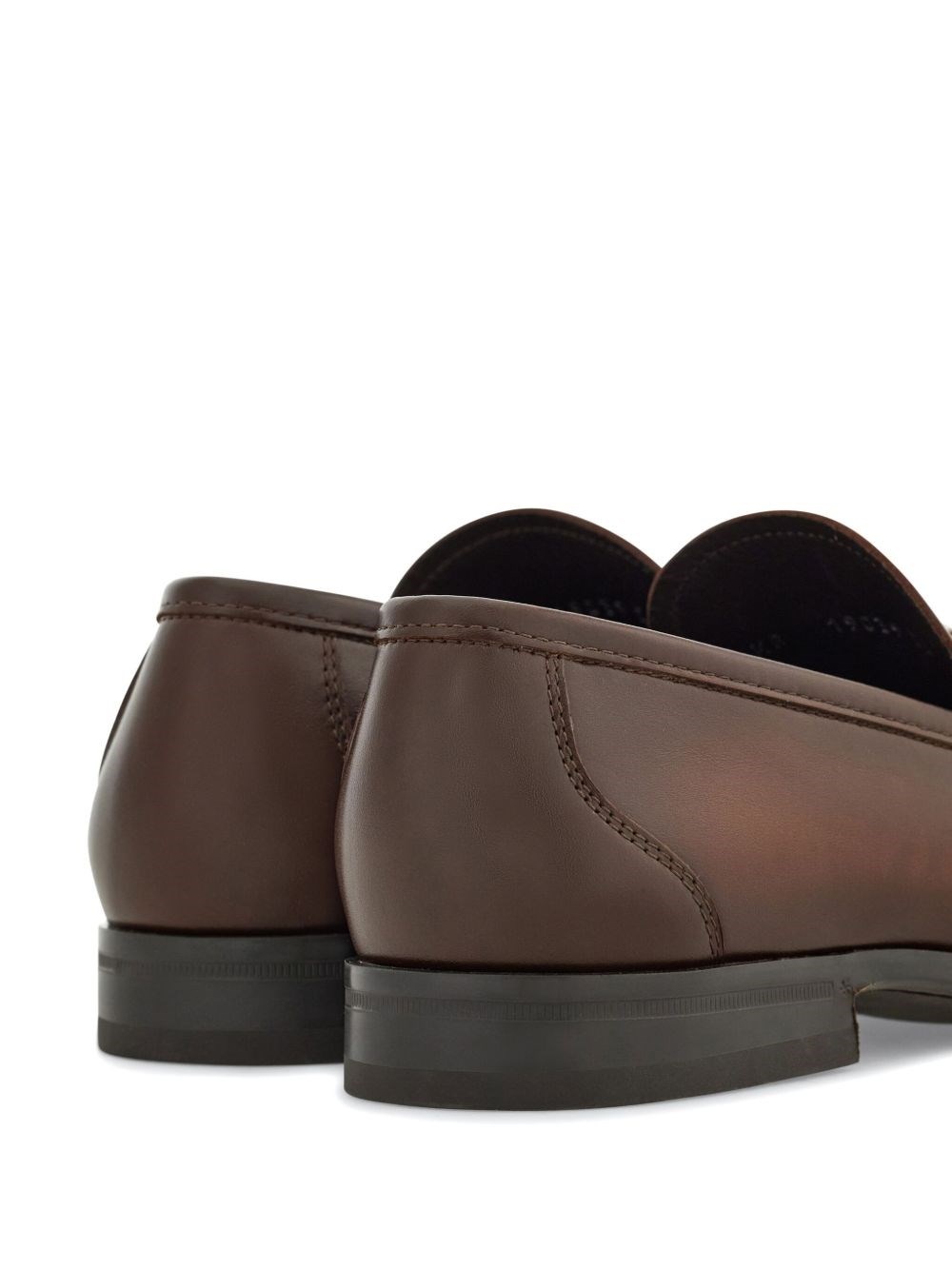 Gancini leather loafers - 2