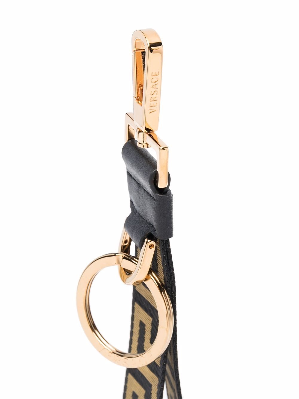 Greca-pattern clasp-fastening keyring - 2