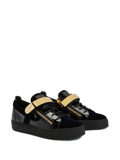 Giuseppe Zanotti metal-strap low-top sneakers outlook