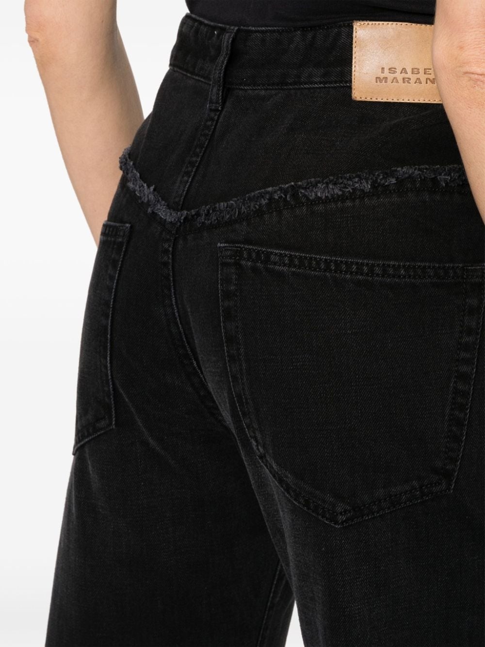 Noemie mid-rise straight-leg jeans - 5