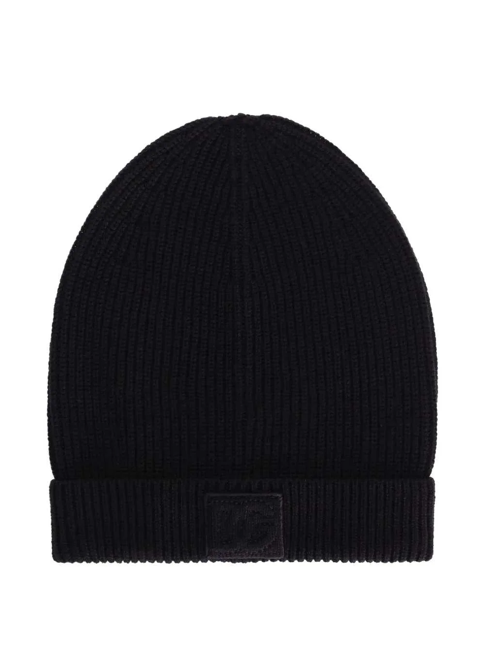 Ribbed Hat With Logo Plaque - 1